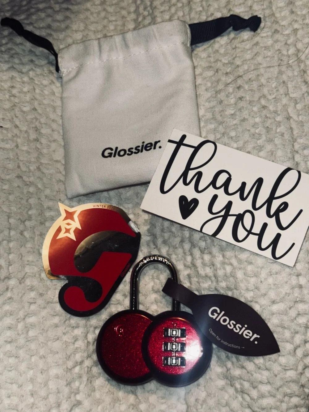 Glossier Red Combination collector padlock. Sold out! - Picture 12 of 15